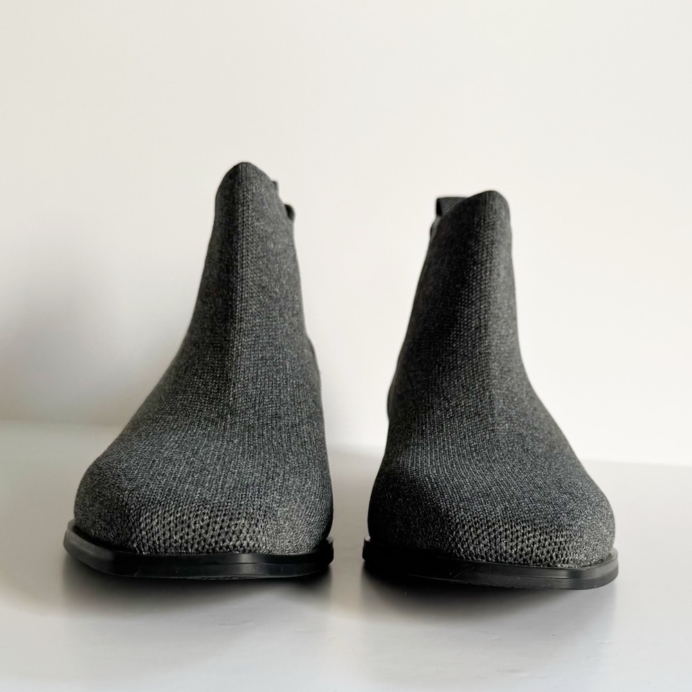 Vivaia Ryan Slip-On Square Toe Chelsea Ankle Boots in Grey | Size 41 NWOT - Picture 5 of 12